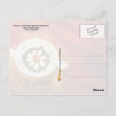 Makówki Dessert in Doppel-Handled-Tasse Postkarte (Rückseite)