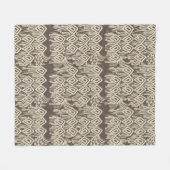Makramee-Boheme-Strickmusterzeichnung Fleecedecke (Vorderseite (Horizontal))