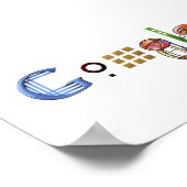 Makrele08_print Poster (Ecke)