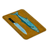 Makrele auf dem Schneidebrett Flexible Magnet (Rechte Seite)