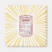 Makrele Fischkonserven Magnet (Vorne)