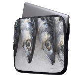 Makrele, frischer Fisch des Tages Laptopschutzhülle (Vorderseite Links)