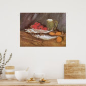 Makrele, Zitronen und Tomaten von Vincent van Gogh Poster (Küche)