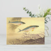 Makrelenfische Schwimmen im Ozean Einladung (Stehend Vorderseite)