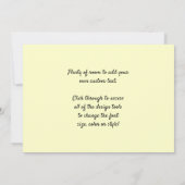 Makrelenfische Schwimmen im Ozean Einladung (Rückseite)