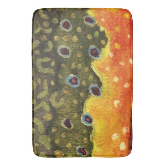 Makrelenfischerei Badematte (Vorderseite Vertikal)