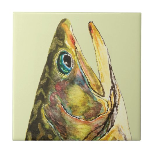 Makrelenfischerei Fliese (Vorderseite)