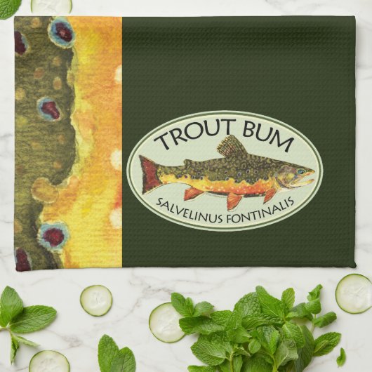 Makrelenfischerei Geschirrtuch (Gefaltet)