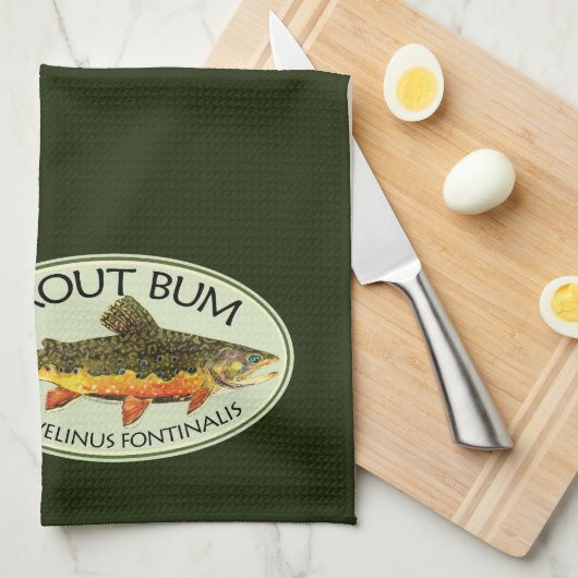 Makrelenfischerei Geschirrtuch (Viertel Falte)