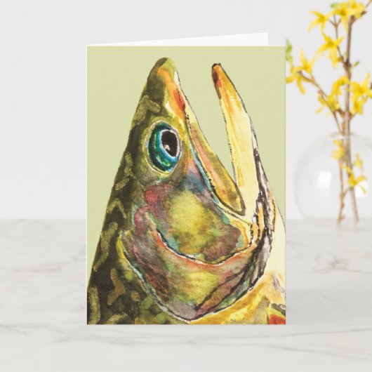 Makrelenfischerei Karte (Gelbe Blume)