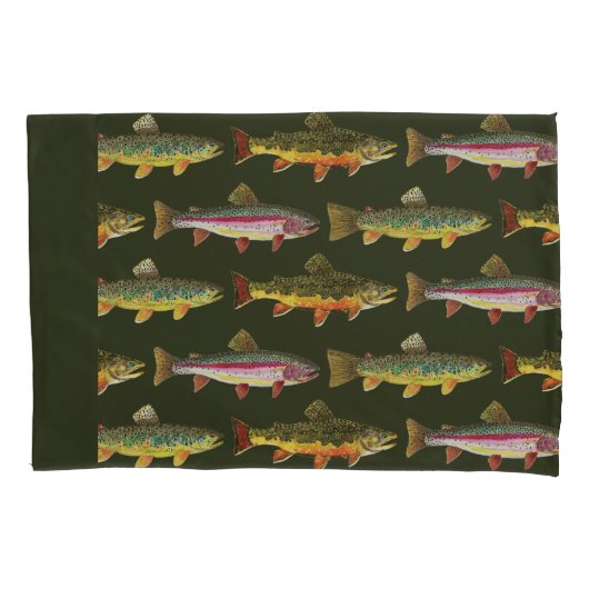 Makrelenfischerei Kissenbezug (Vorderseite-Links)