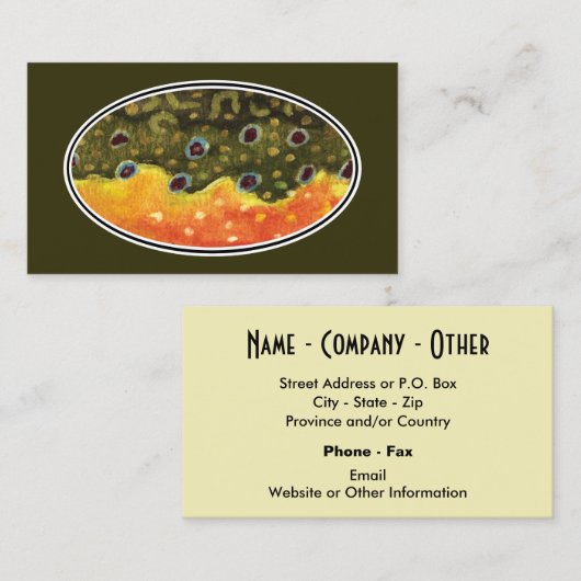 Makrelenfischerei Visitenkarte (Vorne/Hinten)