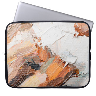 Makro. Abstrakte Kunst. Ausdrucksstark geprägte pa Laptopschutzhülle