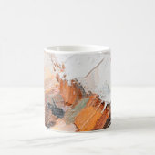 Makro. Abstrakte Kunst. Ausdrucksvolles, geprägtes Kaffeetasse (Mittel)
