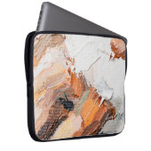 Makro. Abstrakte Kunst. Ausdrucksvolles, geprägtes Laptopschutzhülle (Vorne Rechts)