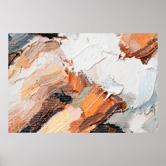 Makro. Abstrakte Kunst. Ausdrucksvolles, geprägtes Poster (Vorne)