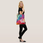 Makro aus verschiedenen Ölfarben nah. farbe Tasche (Am Model)