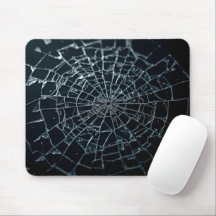 Makro aus zerbrochenem Glass Mousepad