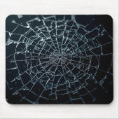 Makro aus zerbrochenem Glass Mousepad (Vorne)