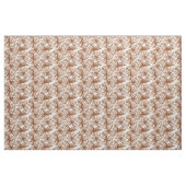 Makro-Blume braun Stoff (Fat Quarter (45,7 x 55,9 cm))
