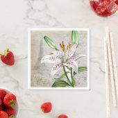 Makro Blume Lily Serviette (Beispiel)