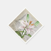 Makro Blume Lily Serviette (Ecke)