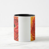 Makro-Blumen-Abstrakt bei Flower Fields Tasse (Zentrum)
