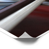 Makro Cello Strings und Bow Poster (Ecke)