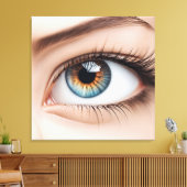 Makro der weiblichen Augen Leinwanddruck (Insitu (Wohnzimmer))