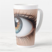 Makro der weiblichen Augen Milchtasse (Rechte Ecke)