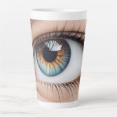 Makro der weiblichen Augen Milchtasse (Vorderseite)