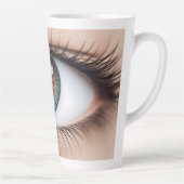 Makro der weiblichen Augen Milchtasse (Rechts)