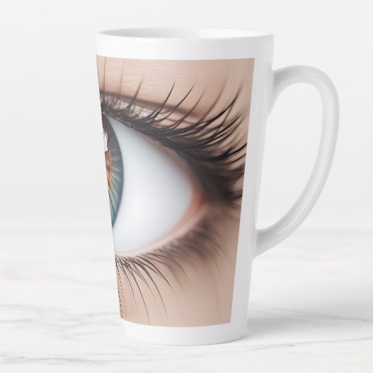 Makro der weiblichen Augen Milchtasse (Rechts)