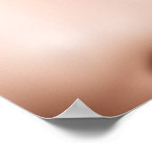 Makro der weiblichen Augen Poster (Ecke)