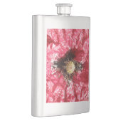 Makro-Flasche mit hübschem rotem Mohn Blume Flachmann (Rechts)