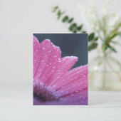 Makro-Foto-Blume Postkarte (Stehend Vorderseite)