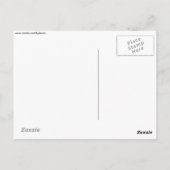 Makro-Foto der Schalttafel Postkarte (Rückseite)