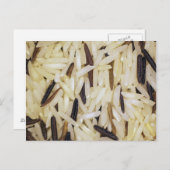 Makro-Foto für Reiskörner Postkarte (Vorne/Hinten)