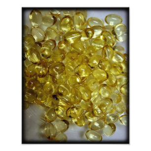 Makro-Foto-Öltabletten Fotodruck