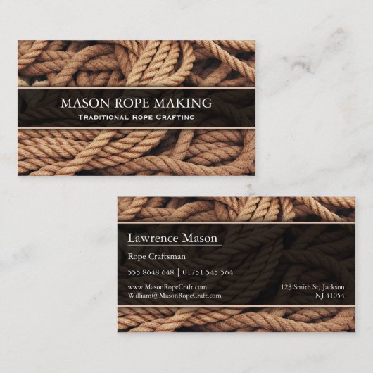 Makro-Foto - Seilbahn - Visitenkarte (Vorne/Hinten)