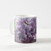 Makro-Foto von blass Lila Lilac-Blume Kaffeetasse (Vorderseite Links)