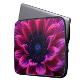 Makro Fuchsiennebel 15 Zoll Laptopschutzhülle (Vorderseite Links)