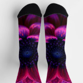 Makro Fuchsiennebel Socken (Oben)