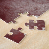 Makro gefrorene Beeren, Nahtextur. Puzzle (Seite)