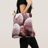 Makro gefrorene Beeren, Nahtextur. Tasche (Von Nahem)