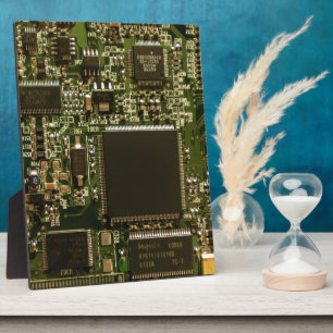 Makro-Grün-Leiterplatte   PCB-Foto Fotoplatte