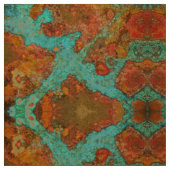 Makro kupferne Patina 07987 Stoff (Muster)