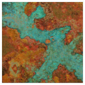 Makro kupferne Patina 07987 Stoff (Nahaufnahme)