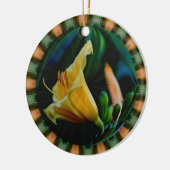 Makro Lily Blume Art Collection Keramikornament (Links)
