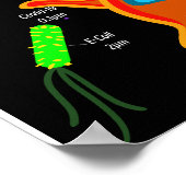 Makro Mikrobiologie Poster (Ecke)